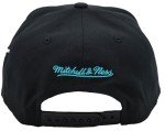 Mitchell & Ness Florida Marlins Evergreen Script Snapback Black Hat
