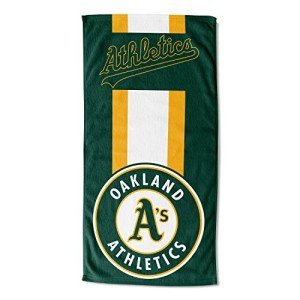 The Northwest Company MLB Oakland Athletics Beach Towel, 30" x 60", Zone Read