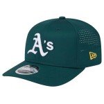 New Era Unisex-Adult MLB Adventure Perform 9SEVENTY Baseball Team Color Stretch Adjustable Snapback Hat One Size Fits All - Oakland Athletics - Green