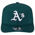 New Era Unisex-Adult MLB Adventure Perform 9SEVENTY Baseball Team Color Stretch Adjustable Snapback Hat One Size Fits All - Oakland Athletics - Green