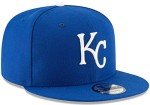 New Era MLB 9FIFTY Adjustable Snapback Hat Cap One Size Fits All (Kansas City Royals Blue)