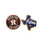 Sports Shoe Charms for Crocs | Sports Team Charms for Crocs | Basketball Football Soccer | Baseball Football (Small, H ASTRO)