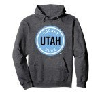 Utah Hockey Club Icon Dark Heather Officially Licensed Pullover Hoodie