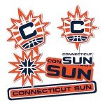 Desert Cactus Connecticut Sun Sticker WNBA Women's National Basketball Association Officially Licensed Vinyl Decal Laptop Water Bottle Car Scrapbook (Type 2)