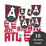 Desert Cactus Atlanta Dream Sticker WNBA Women's National Basketball Association Officially Licensed Vinyl Decal Laptop Water Bottle Car Scrapbook (Type 1-1)