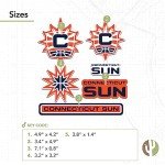Desert Cactus Connecticut Sun Sticker WNBA Women's National Basketball Association Officially Licensed Vinyl Decal Laptop Water Bottle Car Scrapbook (Type 2)