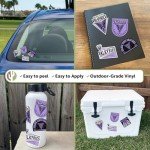 Desert Cactus Golden State Valkyries Sticker WNBA Women's National Basketball Association Officially Licensed Vinyl Decal Laptop Water Bottle Car Scrapbook (Type 2-3)