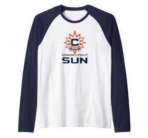 WNBA Connecticut Sun Fan Base Raglan Baseball Tee