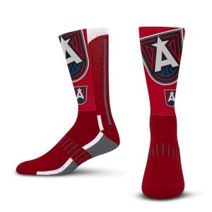 For Bare Feet WNBA ATLANTA DREAM Zoom II Crew Sock Size Youth