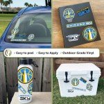 Desert Cactus Chicago Sky WNBA Women's National Basketball Association Officially Licensed Sticker Vinyl Decal Laptop Water Bottle Car Scrapbook (Type 2)