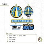 Desert Cactus Chicago Sky WNBA Women's National Basketball Association Officially Licensed Sticker Vinyl Decal Laptop Water Bottle Car Scrapbook (Type 2)