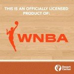 Desert Cactus Chicago Sky Sticker WNBA Women's National Basketball Association Officially Licensed Vinyl Decal Laptop Water Bottle Car Scrapbook 6.65x4.06 Sheet (Type 1-1)