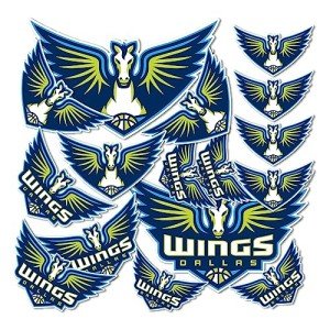 Desert Cactus Dallas Wings Sticker WNBA Women's National Basketball Association Officially Licensed Vinyl Decal Laptop Water Bottle Car Scrapbook Sheet (Type 1-1)