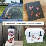 Desert Cactus Indiana Fever Sticker WNBA Officially Licensed Vinyl Decal Laptop Water Bottle Car Scrapbook Sheet (Type 1-1)