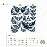 Desert Cactus Dallas Wings Sticker WNBA Women's National Basketball Association Officially Licensed Vinyl Decal Laptop Water Bottle Car Scrapbook Sheet (Type 1-1)