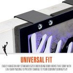 Franklin Sports WNBA Golden State Valkyries Over The Door Basketball Hoop - Kids Indoor Basketball Hoop with Mini Ball - WNBA Fan Shop Mini Hoop for Bedroom + Office