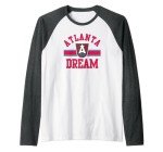 WNBA Atlanta Dream Downtown Raglan Baseball Tee
