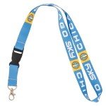 Desert Cactus Chicago Sky Lanyard Keychain Detachable WNBA Breakaway Snap Buckle Car Keys ID Badge Holder (Lanyard A)