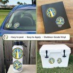 Desert Cactus Chicago Sky Sticker WNBA Women's National Basketball Association Officially Licensed Vinyl Decal Laptop Water Bottle Car Scrapbook (4 Inch)