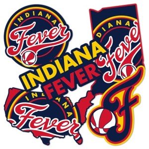 Desert Cactus Indiana Fever Sticker WNBA Women's National Basketball Association Officially Licensed Vinyl Decal Laptop Water Bottle Car Scrapbook (Type 2-2)