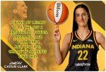 Caitlin Clark Motivational Poster Quote Inspirational Quotes Classroom Posters Books Documentary Basketball Pro Legend Kaitlyn Merch WNBA Indiana Fever Jersey Apparel Iowa Star Athlete Autograph P149