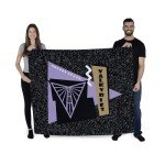 NORTHWEST Golden State Valkyries WNBA Funky Fresh Printed Wall Hanging 34 x 40 inches