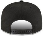 New Era MLB 9FIFTY Black Black Adjustable Snapback Hat Cap One Size Fits All - Cleveland Guardians Black