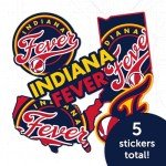 Desert Cactus Indiana Fever Sticker WNBA Women's National Basketball Association Officially Licensed Vinyl Decal Laptop Water Bottle Car Scrapbook (Type 2-2)