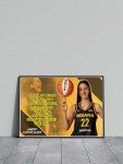 Caitlin Clark Motivational Poster Quote Inspirational Quotes Classroom Posters Books Documentary Basketball Pro Legend Kaitlyn Merch WNBA Indiana Fever Jersey Apparel Iowa Star Athlete Autograph P149