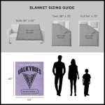 NORTHWEST Golden State Valkyries WNBA High Block Silk Touch Throw Blanket 50 x 60 inches