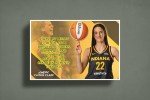 Caitlin Clark Motivational Poster Quote Inspirational Quotes Classroom Posters Books Documentary Basketball Pro Legend Kaitlyn Merch WNBA Indiana Fever Jersey Apparel Iowa Star Athlete Autograph P149