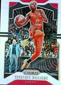 2020 Panini Prizm WNBA Prizms Silver #24 Courtney Williams Atlanta Dream Basketball Trading Card