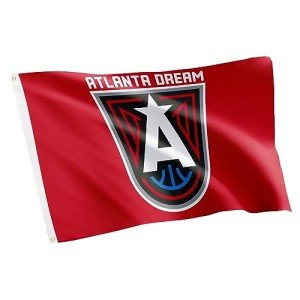 Desert Cactus Atlanta Dream Team Flag WNBA 100% Polyester Indoor Outdoor 3x5 feet Flag (Red)
