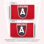 Desert Cactus Atlanta Dream Team Flag WNBA 100% Polyester Indoor Outdoor 3x5 feet Flag (Red)