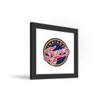 Trends International Gallery Pops WNBA Indiana Fever - Primary Logo Wall Art, 12" x 12" Gallery Pops Wall Art, Black Framed Version
