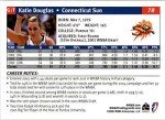 2005-06 WNBA Basketball #78 Katie Douglas Connecticut Sun Official Women's National Basketball League Trading Card from Rittenhouse