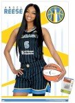 Trends International WNBA Chicago Sky - Angel Reese 24 Wall Poster with Pushpins, 22.37" x 34.00", Premium Poster & Push Pin Bundle