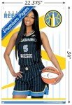 Trends International WNBA Chicago Sky - Angel Reese 24 Wall Poster with Pushpins, 22.37" x 34.00", Premium Poster & Push Pin Bundle