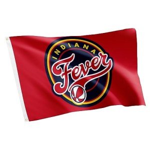 Desert Cactus Indiana Fever Flag Team WNBA 100% Polyester Indoor Outdoor 3x5 feet Flag (Red)