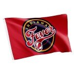 Desert Cactus Indiana Fever Flag Team WNBA 100% Polyester Indoor Outdoor 3x5 feet Flag (Red)
