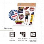 Desert Cactus Caitlin Clark Indiana Fever WNBA Officially Licensed Sticker Vinyl Decal Laptop Water Bottle Car Scrapbook (P5)