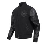 Pro Standard MENS WNBA CONNECTICUT SUN CLASSIC 3BK VARSITY JACKET JET BLACK L