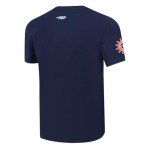 Pro Standard Mens WNBA Connecticut Sun Classic Chenille Short Sleeve Tee Midnight Navy 3XL