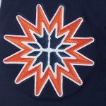 Pro Standard Mens WNBA Connecticut Sun Classic Chenille Short Sleeve Tee Midnight Navy 3XL