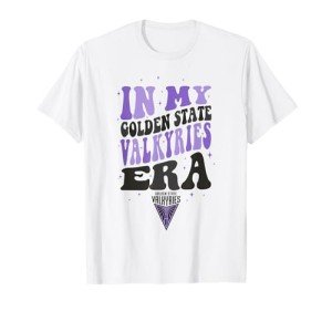 WNBA In My Golden State Valkyries Era Retro Wave Logo T-Shirt