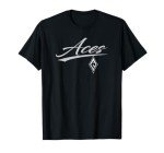 Las Vegas Aces WNBA Team T-Shirt, Black, Small, Classic Fit, Crew Neck, Short Sleeve, Unisex-Adults