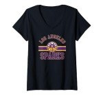 Womens WNBA Los Angeles Sparks Downtown V-Neck T-Shirt