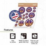 Desert Cactus Los Angeles LA Sparks WNBA Women's National Basketball Association Officially Licensed Sticker Vinyl Decal Laptop Water Bottle Car Scrapbook (Type 1-1)