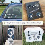 Desert Cactus Minnesota Lynx WNBA Women's National Basketball Association Officially Licensed Sticker Vinyl Decal Laptop Water Bottle Car Scrapbook (Type 2)