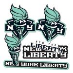 Desert Cactus New York Liberty WNBA Officially Licensed Sticker Vinyl Decal Laptop Water Bottle Car Scrapbook (Type 2)